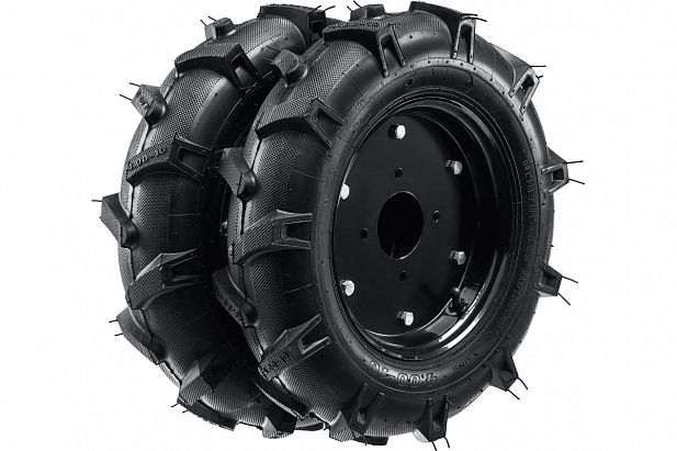 ЗУБР КП-2, 4.00-10, 2 шт., пневматические колеса для мотоблоков (707106-2)