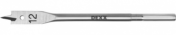 DEXX 12 x 152 мм, шестигранный хвостовик, перовое сверло по дереву (2945-12)