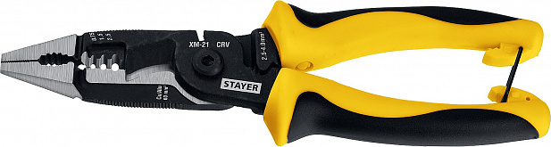 STAYER HERCULES XM-21, 4в1 электромонтажные клещи (23342-21)