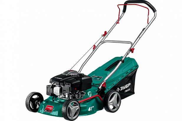 ЗУБР 410 мм, 3.5 л.с., бензиновая газонокосилка (ГБ-410)