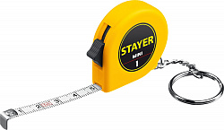 STAYER Mini, 1 м х 6 мм, рулетка-брелок (34140-1)