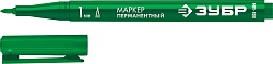 ЗУБР МП-100 зеленый, 1 мм перманентный маркер (06320-4)