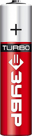 ЗУБР TURBO, ААА х 4, 1.5 В, алкалиновая батарейка (59211-4C)