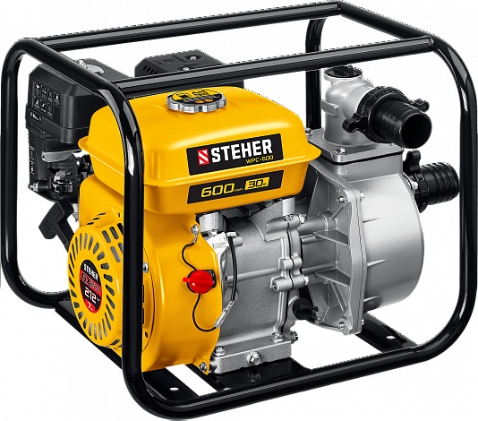 STEHER 600 л/мин, мотопомпа бензиновая (WPC-600)